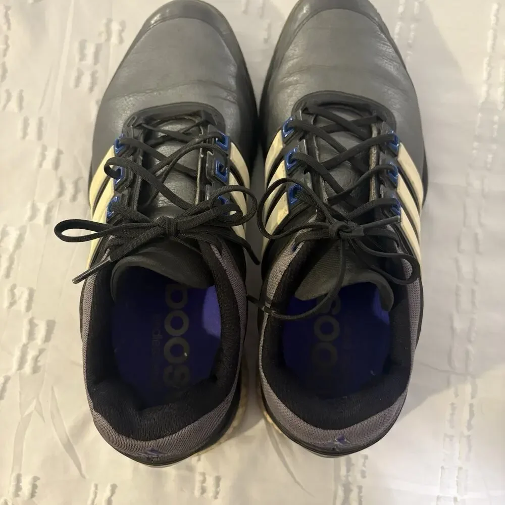 Adidas Adipower Boost Soft Spike Golf Shoes Black Leather Men’s Size 9